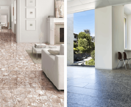 Marble vs Granite vs Vitrified Tiles