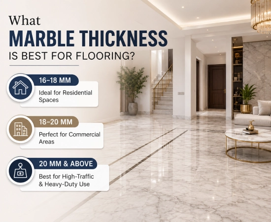 What Marble Thickness Is Best for Flooring, Walls, and Countertops?