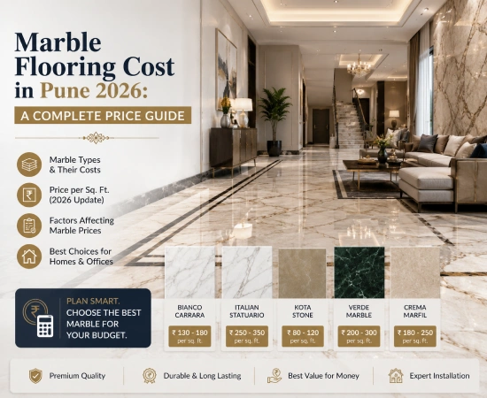 Marble Flooring Cost in Pune 2026: A Complete Price Guide