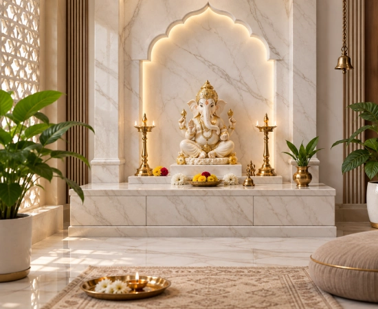 marble for pooja room